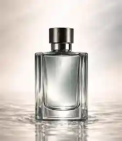 شیشه عطر لوکس با رنگ خنثی برای ادکلن معتدل